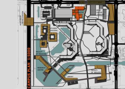 Urbanistická studie předměstí Amsterodamu