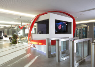 Recepce a vstupní hala TV NOVA